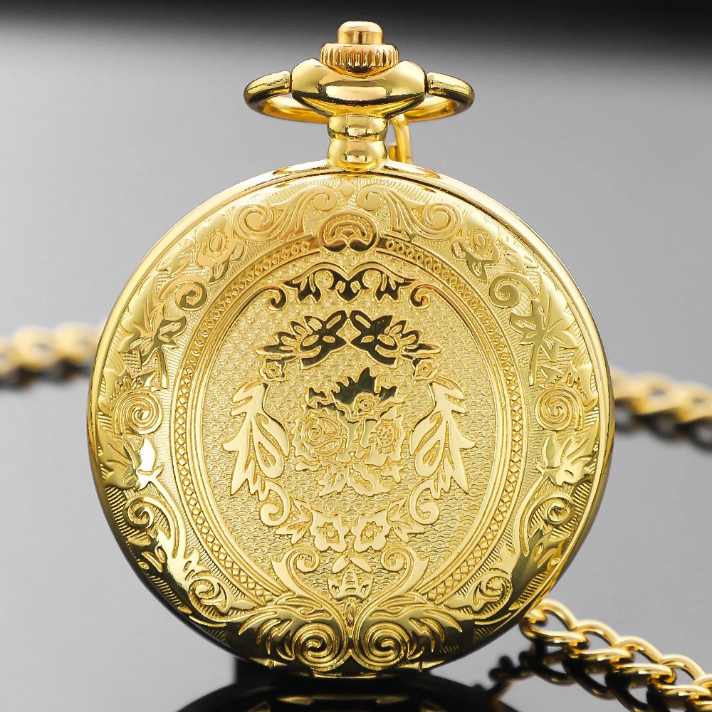 Vintage Golden Design Compass Pocket Watch Outdoor Camping Hiking Portable Pocket Brass Compass Navigation Women Men Gifts