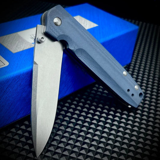 BM 485 Outdoor Self Defense Folding Blade Knife Utility G-10 Handles EDC Pocket Tactical Rescue Sharp Tools Hunting Jackknife