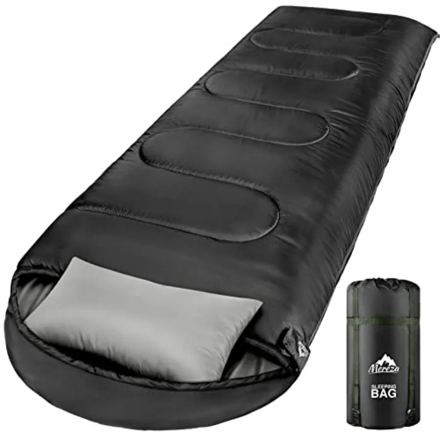 0 Degree Winter Sleeping Bag for Adults with Pillow Cold Weather Sleeping Bag for 4 Season Camping Hiking Backpacking Sleeping