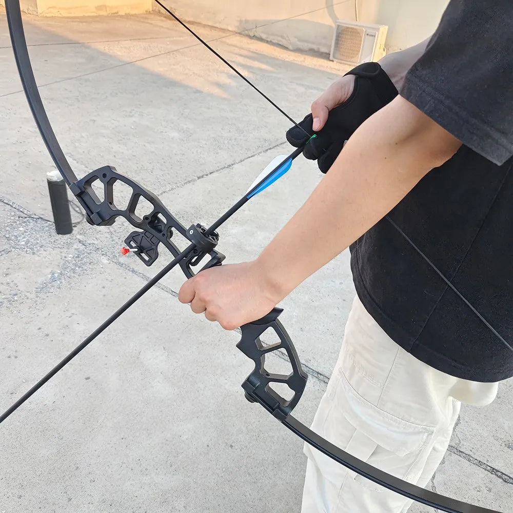 Archery Straight Recurve Bow Set 30 To 50 Lbs Durable Archery Hand Bow Suitable For Fishing Hunting Target Shooting Game