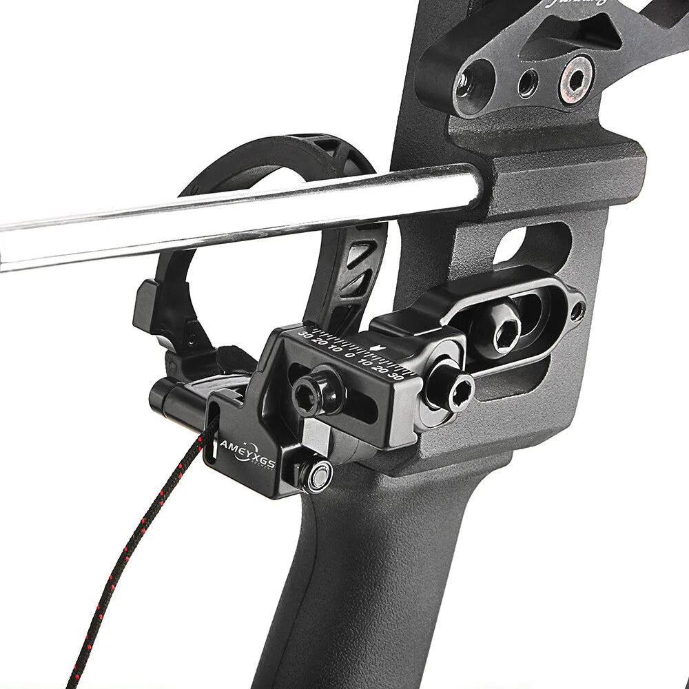Drop Away Arrow Rest Aluminum Alloy Micro Adjustable Compound Bow Arrow Rest Universal Left & Right Hand Full Containment Fall Away Design Stable Arrow Support for Outdoor Archery Target Shooting Wild Hunting Accessory