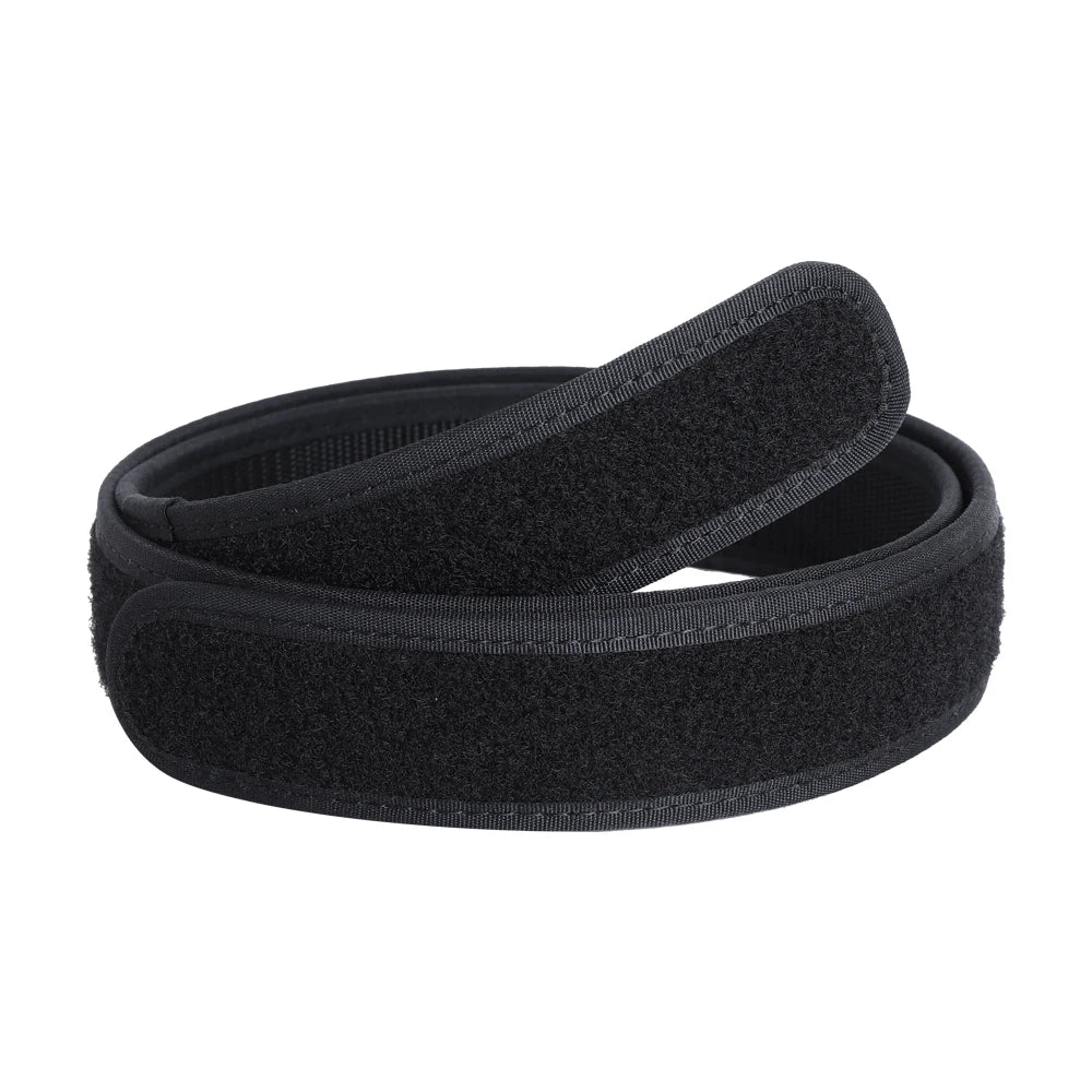 KRYDEX Tactical Buckleless Nylon Inner Belt 1.5'' Loop Waist Duty Belt Hunting Shooting Sport Accessories Men's Belt