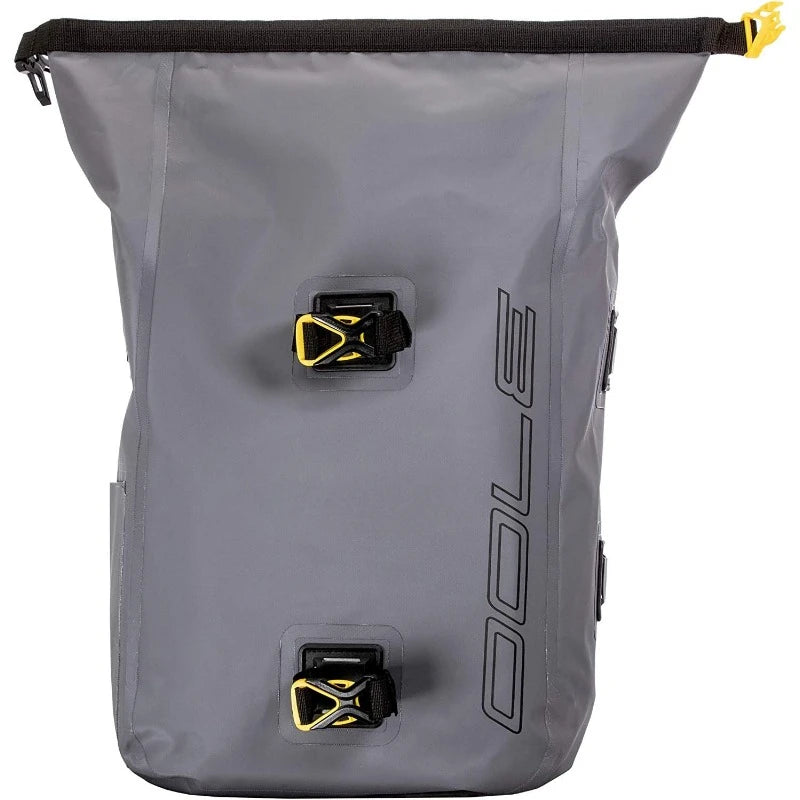 Z-Series Roll-Top Waterproof Fishing Tackle Backpack, Gray Fabric, Includes 2 Clear 3700 StowAway Utility Boxes