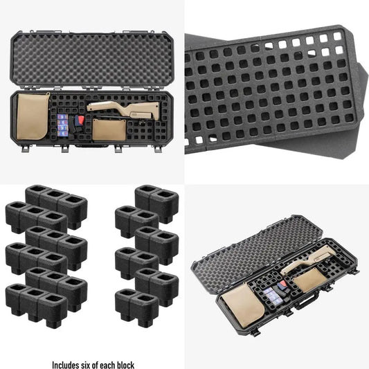 Magpul DAKA Grid Gun Case Organizer Foam Insert for Plano All Weather 2 42-inch Multi-Purpose Hard Case (Foam Only, Case not Inc
