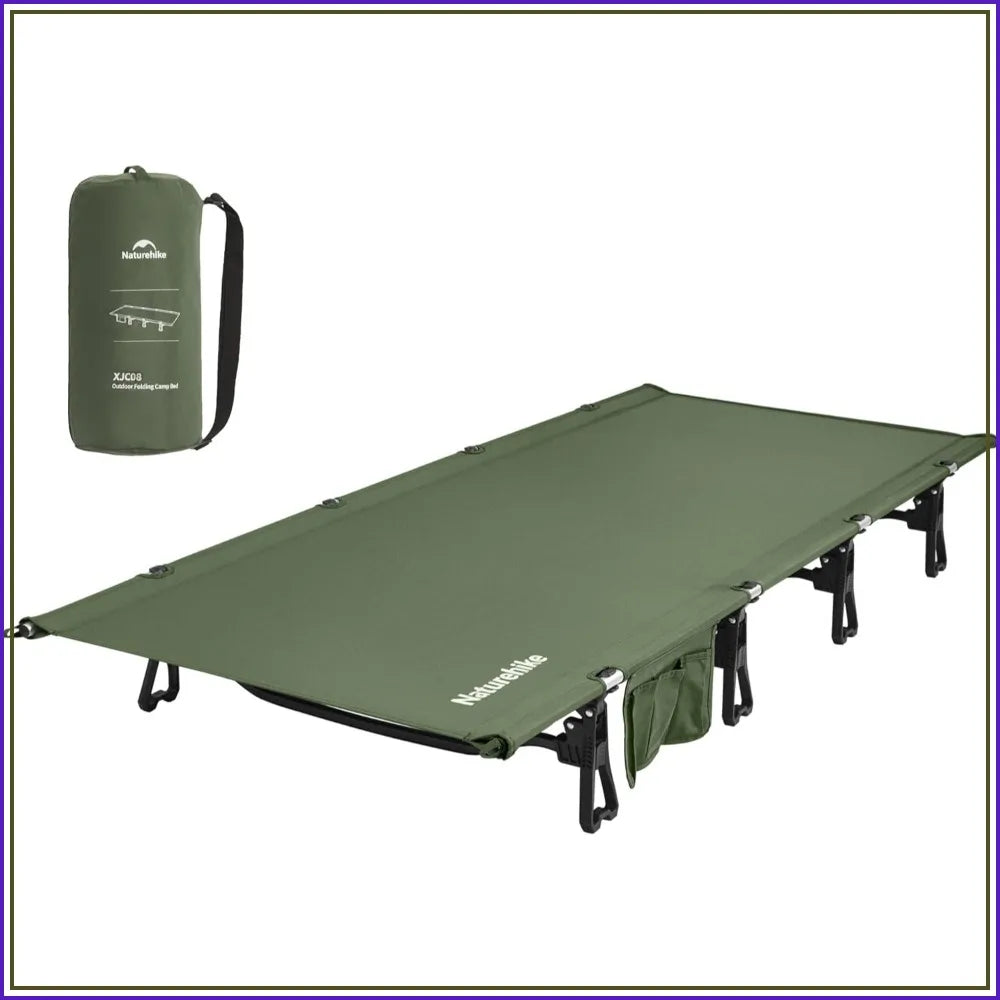 Extra Wide Camping Cot, 29.5in, Folding Lightweight Portable Bed for Travel Beach Home