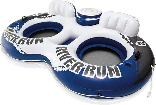 River Run II Inflatable Boat for Outdoor Water Adventures, Durable and Portable Design