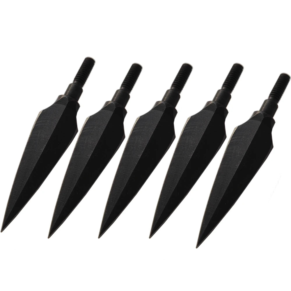 Broadheads12/24pcs 150 Grain Traditional Stainless Steel Screw-in Arrow Tips for Archery Outdoor Hunting Shooting Accessories