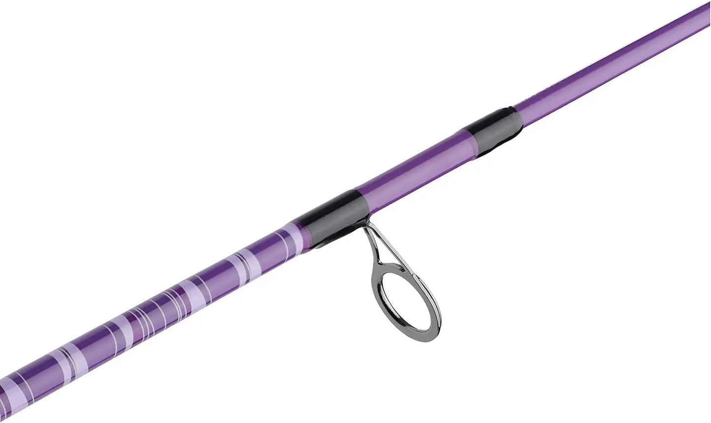 Spincast Reel and Fishing Rod Combo with Gel-Tech Grip