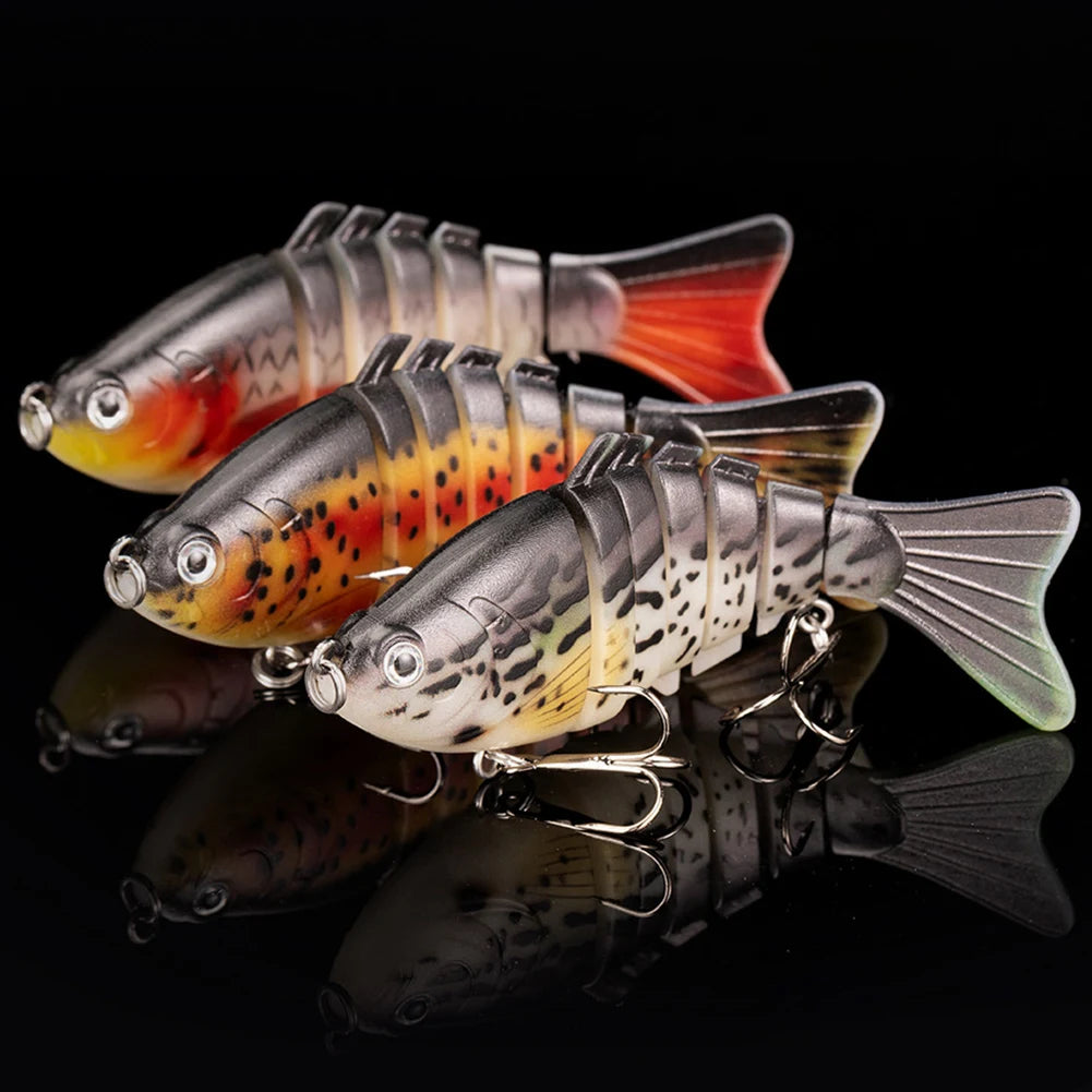 3/5/10Pcs Fishing Lures Multi Jointed Artificial Bait Slow Sinking Bionic Fishing Bait Fishing Gifts For Fishing Enthusiasts