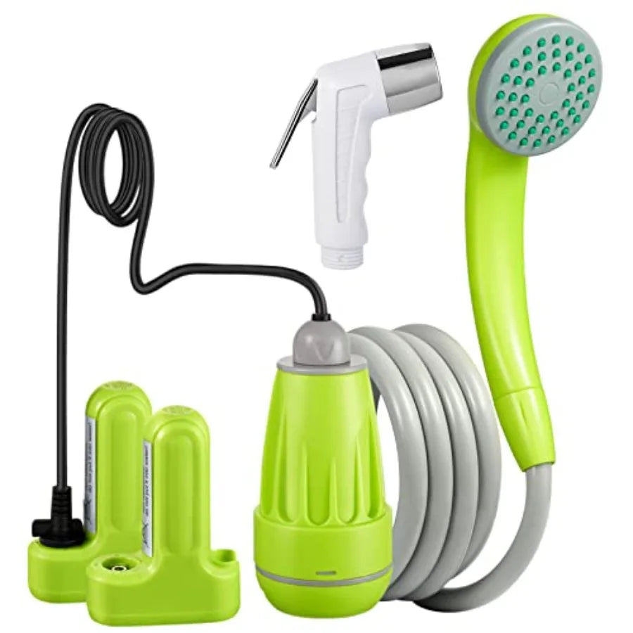 Portable Shower Portable Camp Shower Pump with Rechargeable Battery Portable Shower for Camping Portable Outdoor Shower Head fo