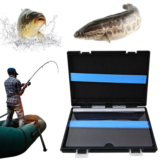 Double Sided Fishing Tackle Box Fishing Tackle Storage Box Ultra Thin Plastic Bait Organizer Box Portable for Outdoor Fishing