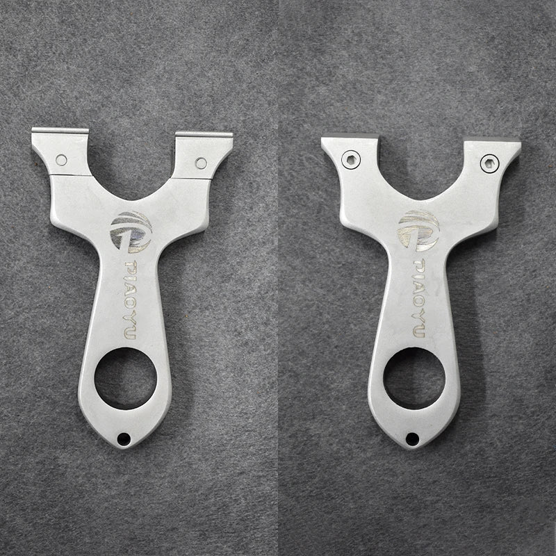 PIAOYU Stainless Steel Slingshot, Professional Sports Competitive Slingshot, High-quality Shooting Practice Catapult