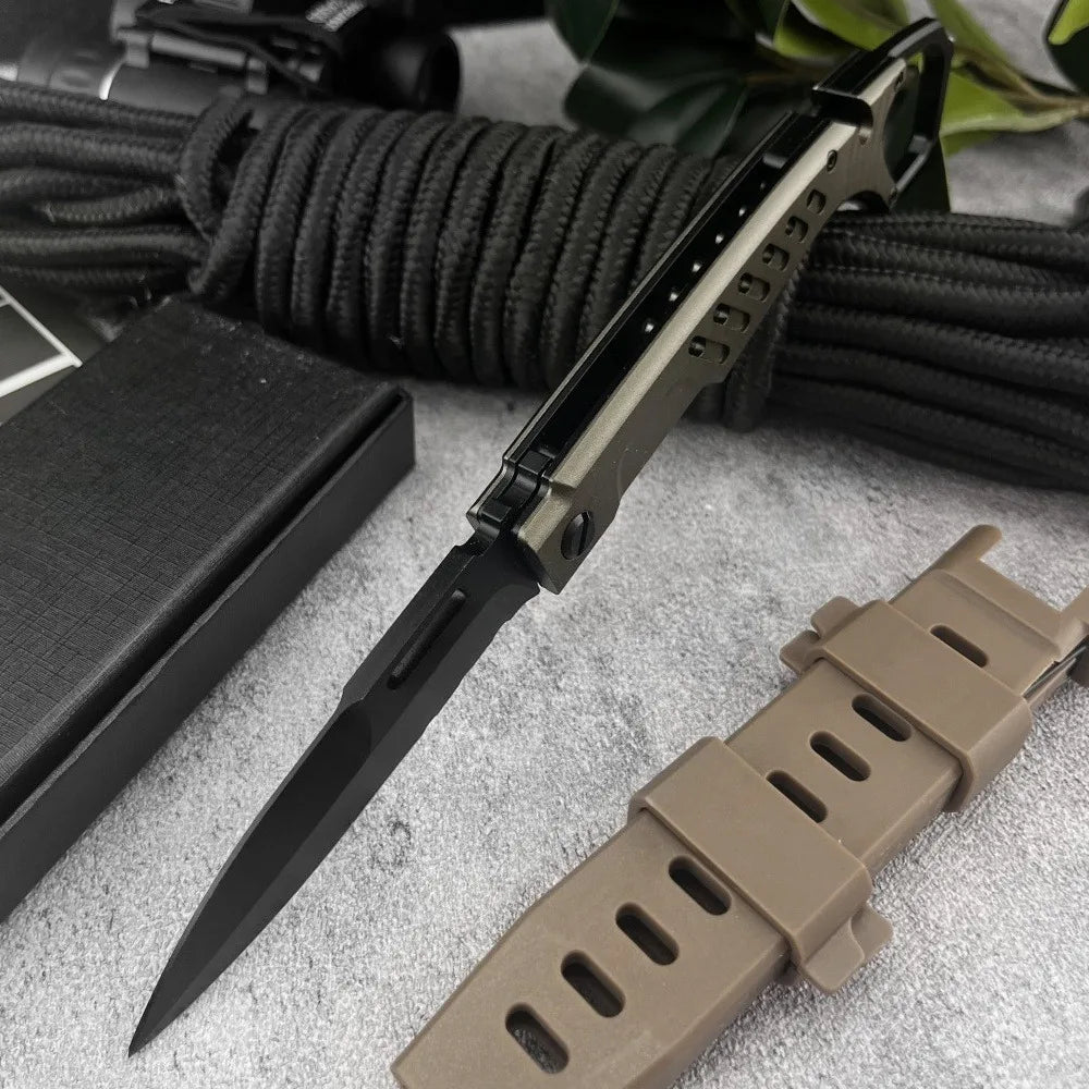 Best-Selling MH Survival Folding Knife: N690 Blade, T6 Aluminum Alloy Handle—Everyday Carry, Adventure, Outdoor, Jungle Cutting Knife; Camping, Hiking, and Rescue Tool—Perfect Gift