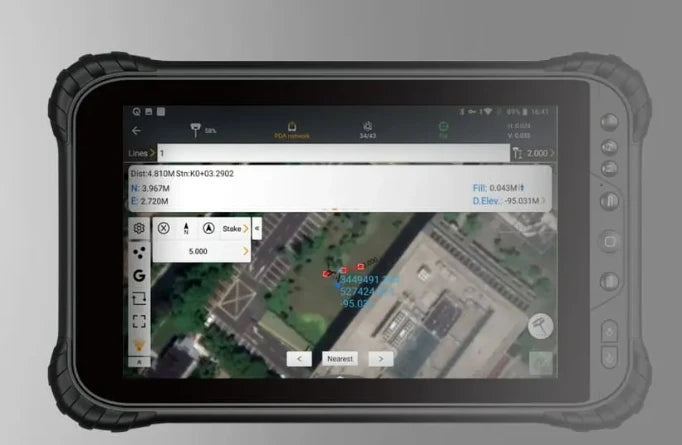 GNSS RTK Software Data Collecting APP Program Field Surveying Landstar8 Android OS Software For Land Surveying CHC Gps Rtk