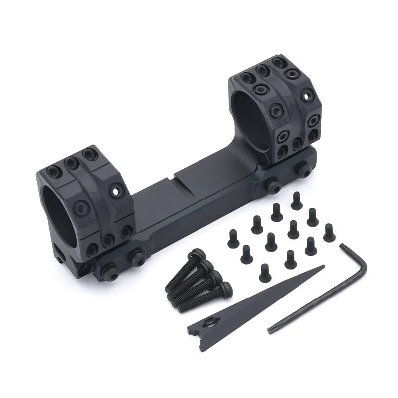 6 MIL 20.6MOA Scope Rings 1.54 inch for 1913 Picatinny Rails, AR15, M4 one Piece Scope 34mm Mount, Desert Black Color,US Stock