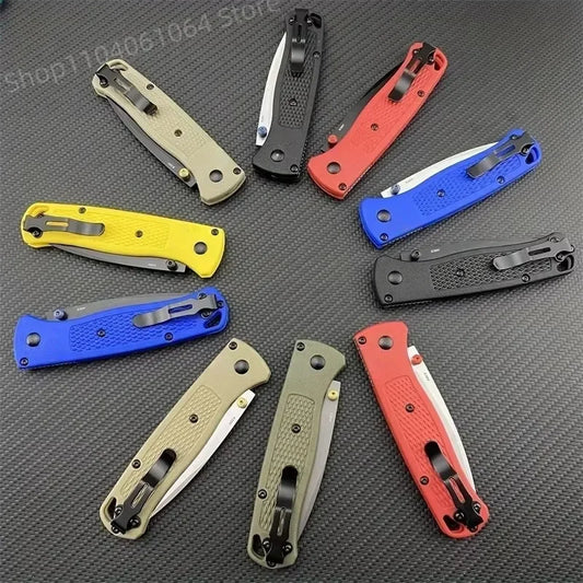 Multiple Colors Ultra Lightweight  Pocket Folding Knife 440C Blade Nylon Fiber Handle Camping Survival Multitools Knives