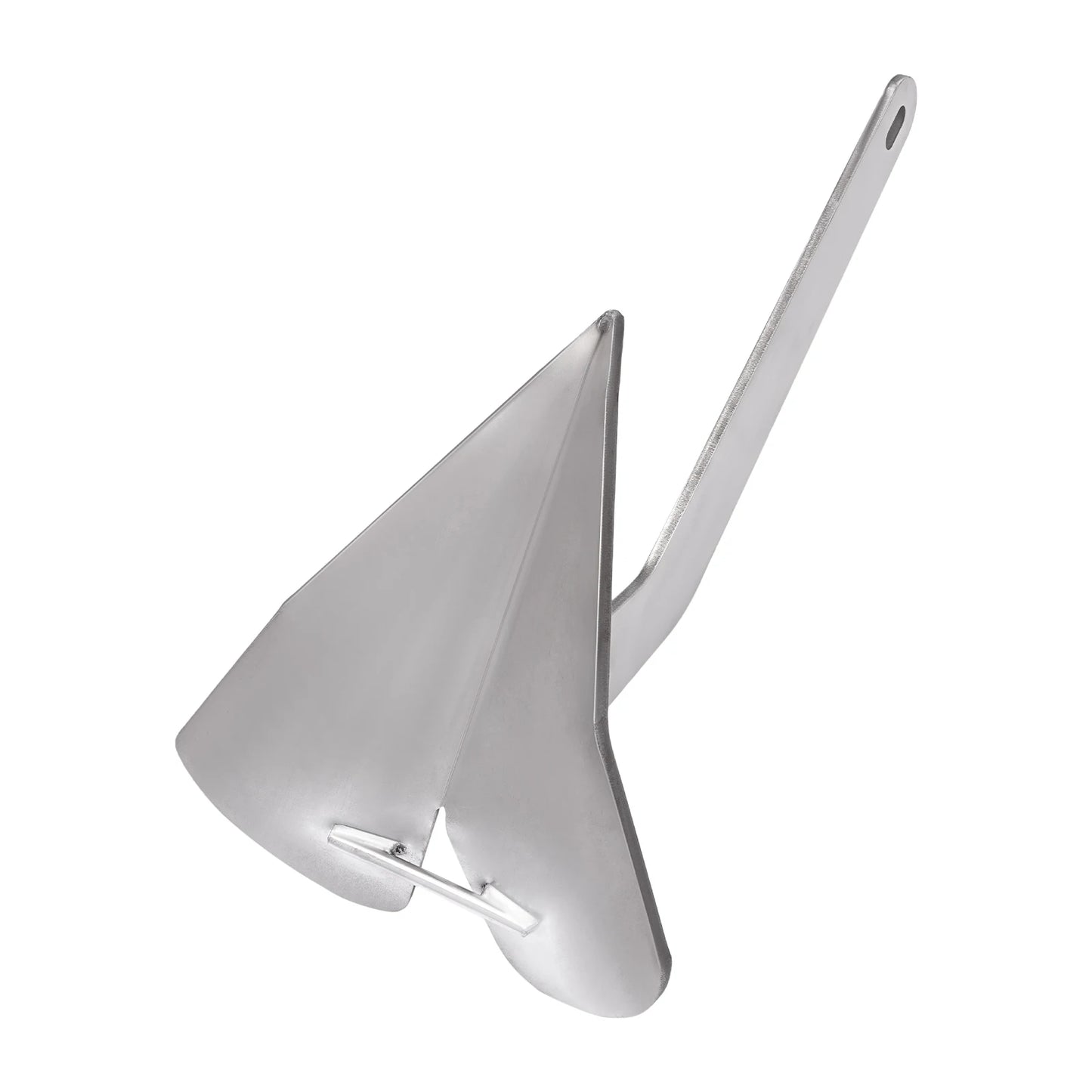 Stainless Steel Boat Anchor 32 lbs, Wing Style Small Yacht Anchor, Marine Anchor for Mud Sand Rock, 30.3x14.6x13.6in