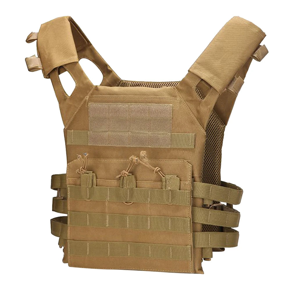 Nylon Tactical Vest Body Armor Hunting Carrier Airsoft Accessory Combat MOLLE Camo Cosplay  Army Vest CS Game Jungle Equipment