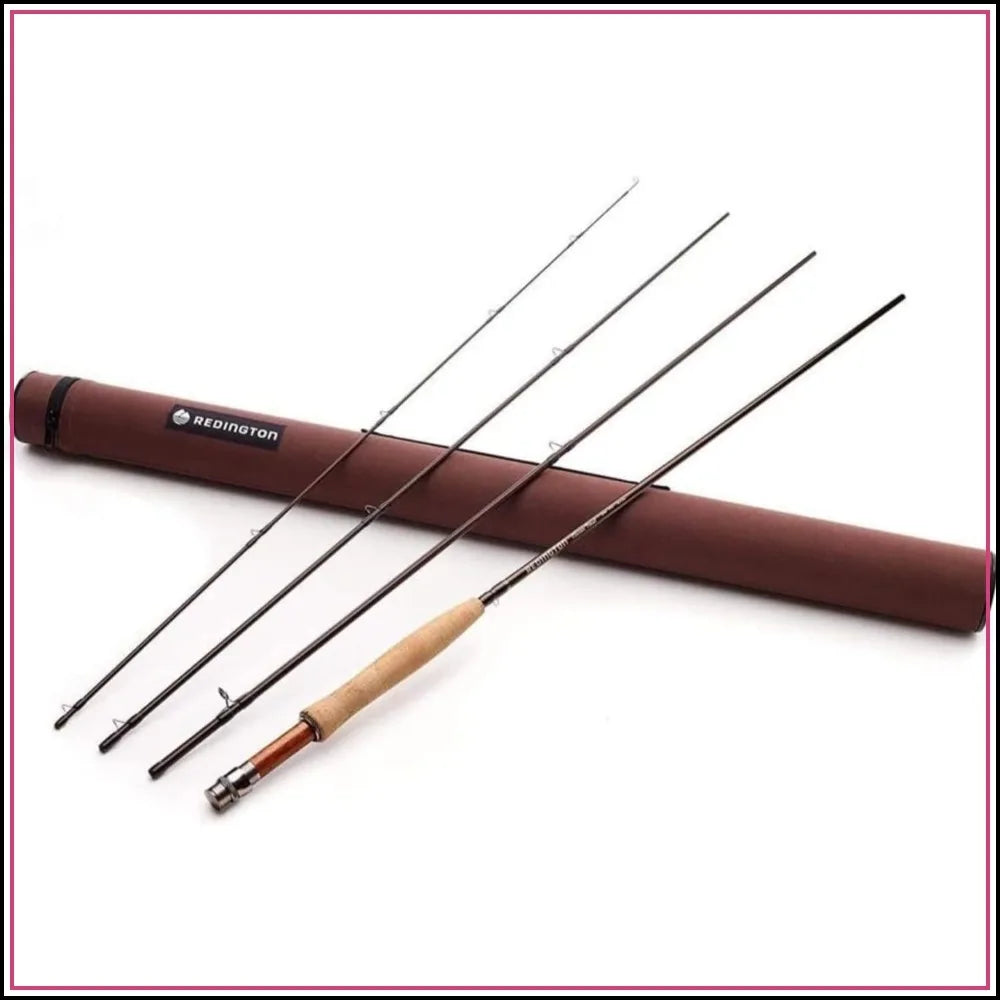 Classic Trout Freshwater Fly Fishing Rod - Moderate Action 4-Piece Fly Rod with Case