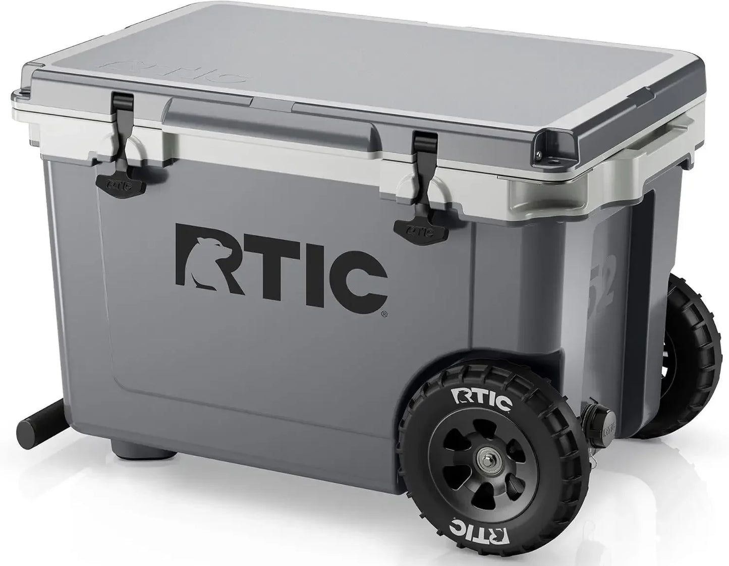Hot-selling52 Quart Ultra-Light Wheeled Hard Cooler Insulated Portable Ice Chest Box for Beach, Drink, Beverage, Camping, Picnic