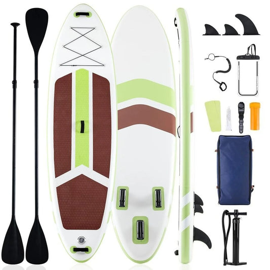 Inflatable Stand Up Paddle Board with Premium SUP Paddleboard Accessories,2in1 Paddle,Wide Stable Design,NonSlip Comfort Deck fo