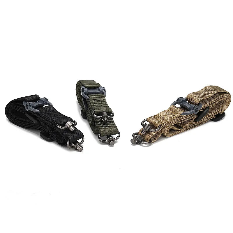 Adjustable MS4 Rifle Sling Gun QD Metal Strap Swivel Tactical Nylon 2 Points Multi Mission Release Airsoft Hunting Access