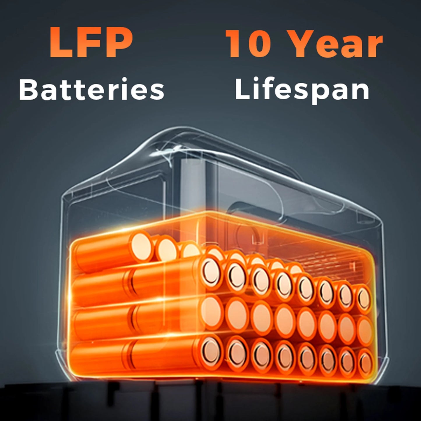 CTOLITY AC110 345.6Wh 500W Portable Power Station LiFePO4 Solar Generator 3500+ Cycles For Camping Hiking Fish