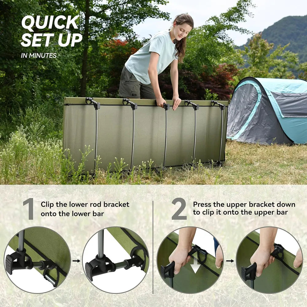 Camping Cot Portable Folding Bed Outdoor Ultralight Compact Tent Bed for Camping Travel Backpacking Hiking Sleeping Cot