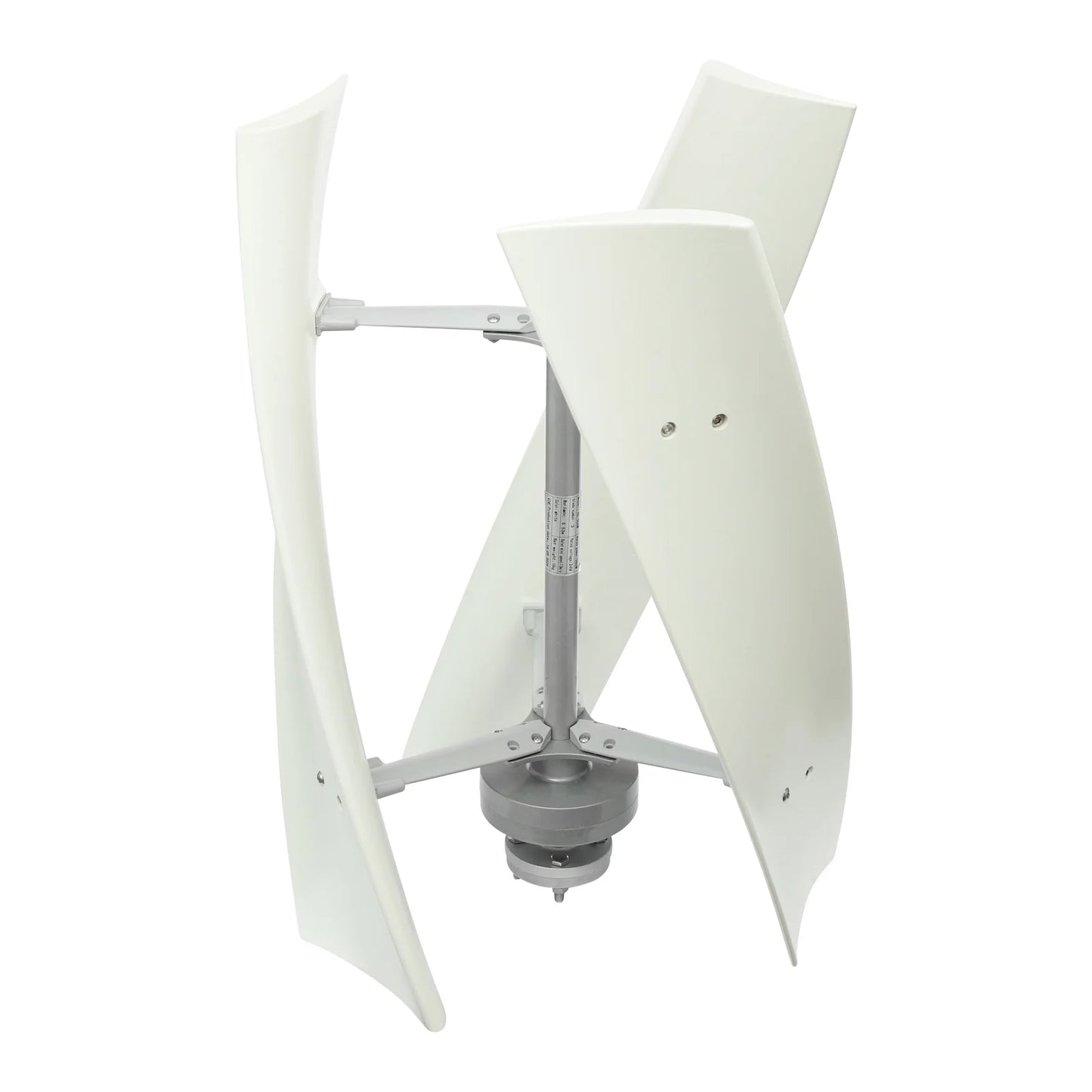 Vertical Axis Wind Turbine 100W 24V Wind Turbine Generator Kit White VAWT for Home Use Marine RV Off Grid Solar System WindPower