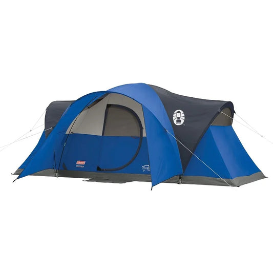 Montana Camping Tent, 8 Person Family Tent with Included Rainfly,Carry Bag,Spacious Interior,Fits Multiple Queen Airbeds