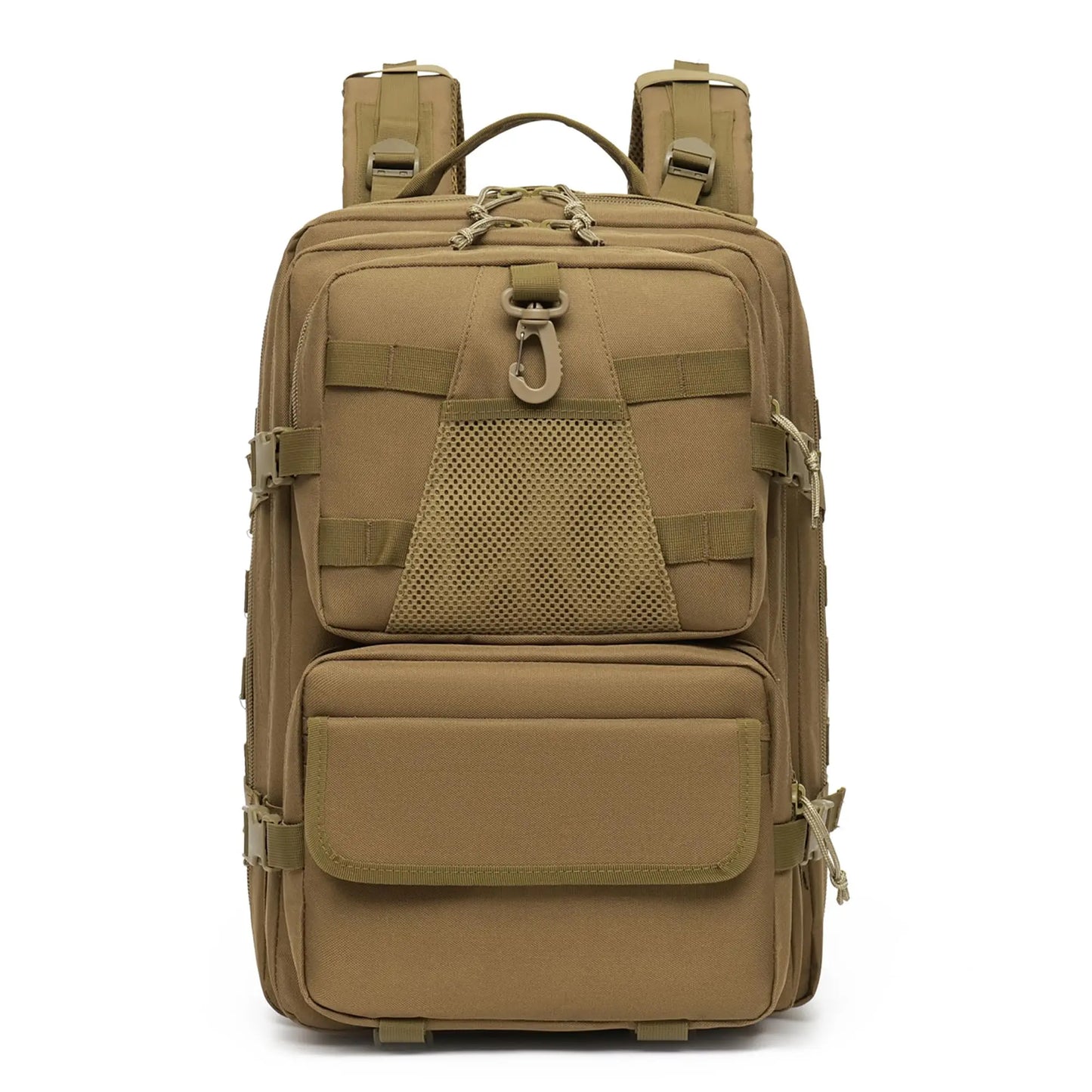 50L Camouflage Tactical Backpack MOLLE Hiking Rucksack Desert Pattern