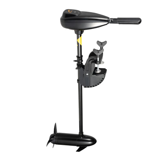 Black Modern Electric Outboard Engine 5 Forward 3 Reverse Gears 3 Blade Propeller Aluminum Alloy Electric Outboard Engine