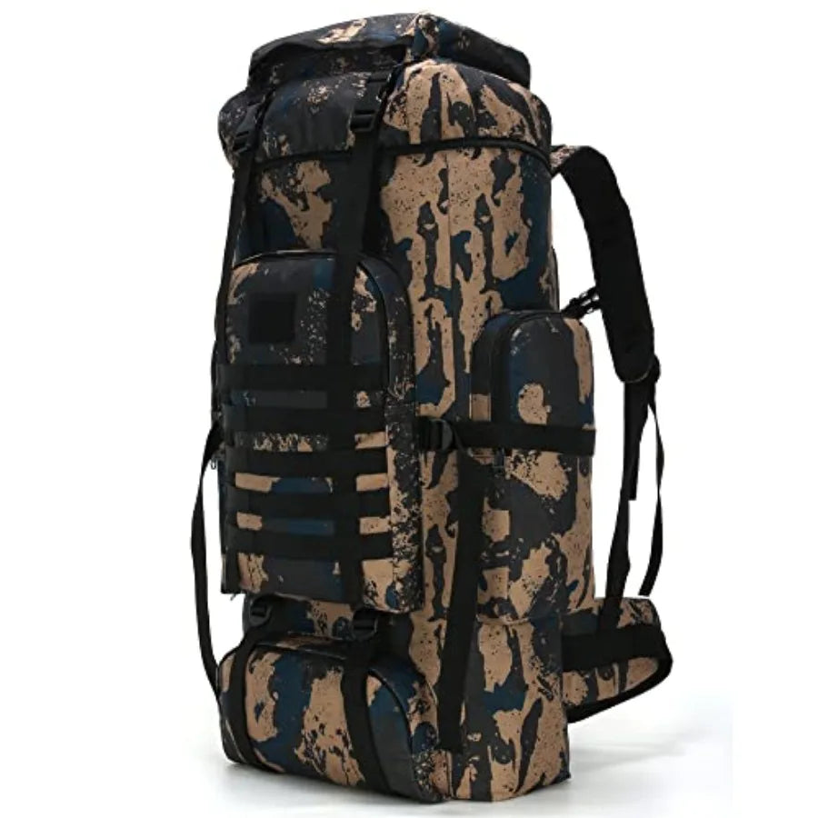 Hiking Backpack for Men 70L/100L Camping Backpack Military Rucksack Molle 3 Days Assault Pack for Climbing Camping Backpack, 3
