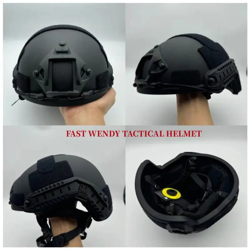 Ballistic ACH High Cut Tactical Helmet Kevla High Quality Ballistic Helmet NIJ IIIA FAST Wendy's Suspension Pad Ballistic Helmet