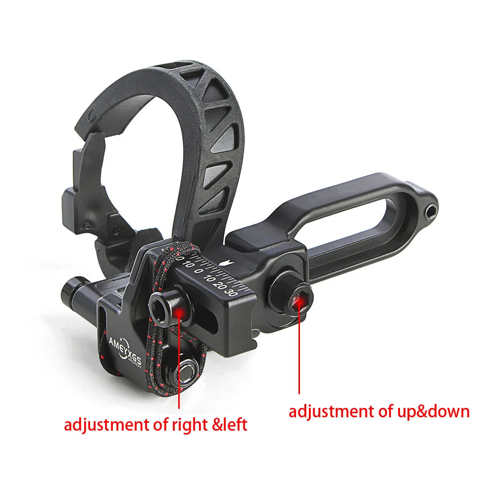 Drop Away Arrow Rest Aluminum Alloy Micro Adjustable Compound Bow Arrow Rest Universal Left & Right Hand Full Containment Fall Away Design Stable Arrow Support for Outdoor Archery Target Shooting Wild Hunting Accessory