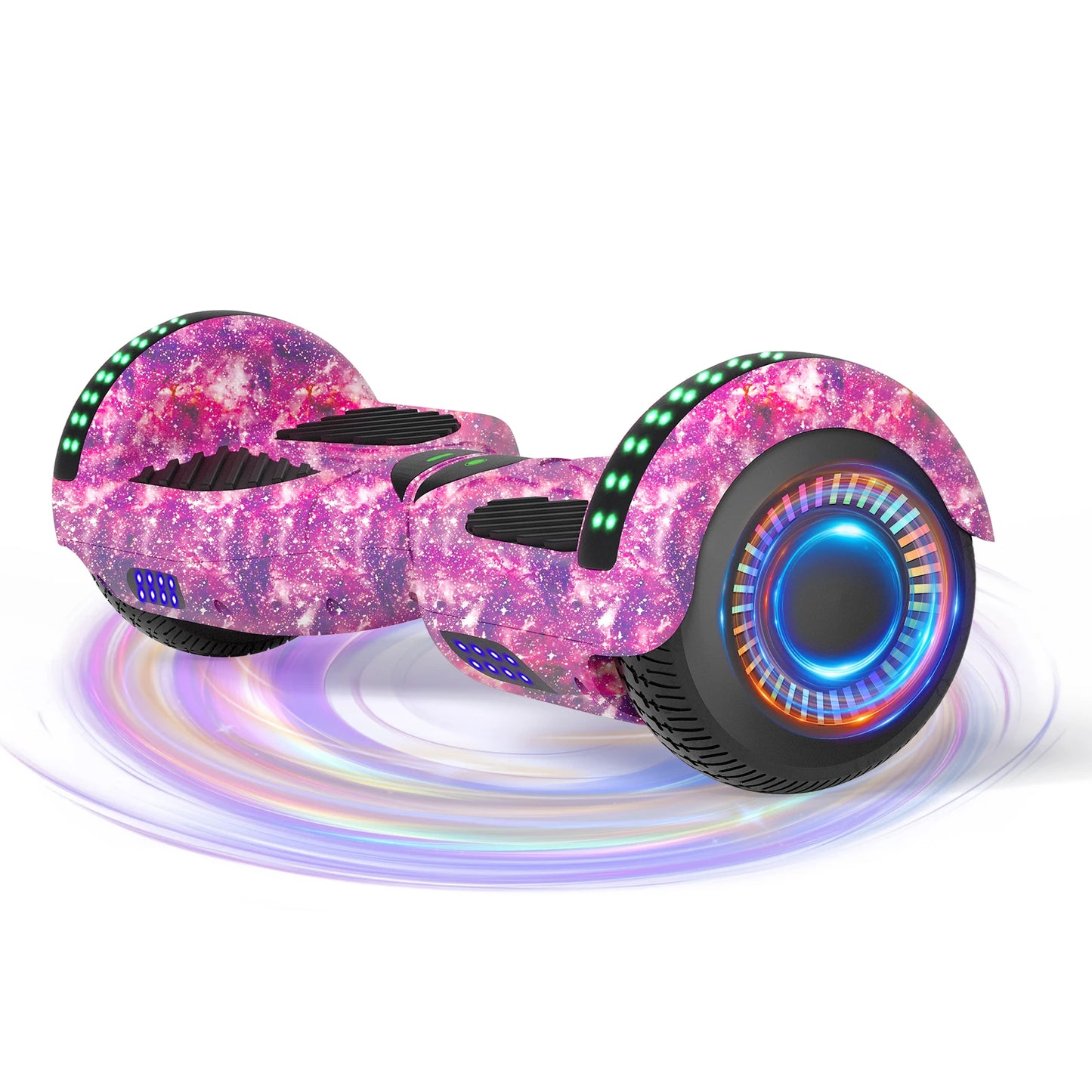 Commugo Self-Balancing Scooter with Bluetooth Speaker, APP Control, LED Lights, All Terrain Hoverboard for Kids Adults, All Ages
