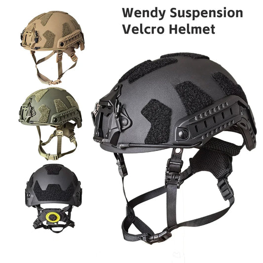 FAST SF Airsoft Helmet Tactical Lightweight ABS Wendy Suspension NVG for CS Paintball Outdoor Training Safety Protective Gear