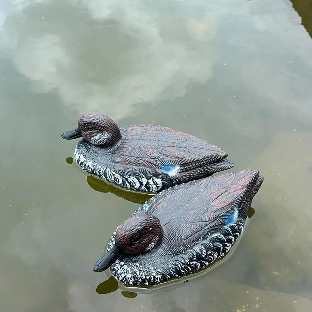 Mandarin Duck Statue Hunting Decoy Artificial Animal Sculpture Home Garden Lawn Ornament Pool Pond Decor