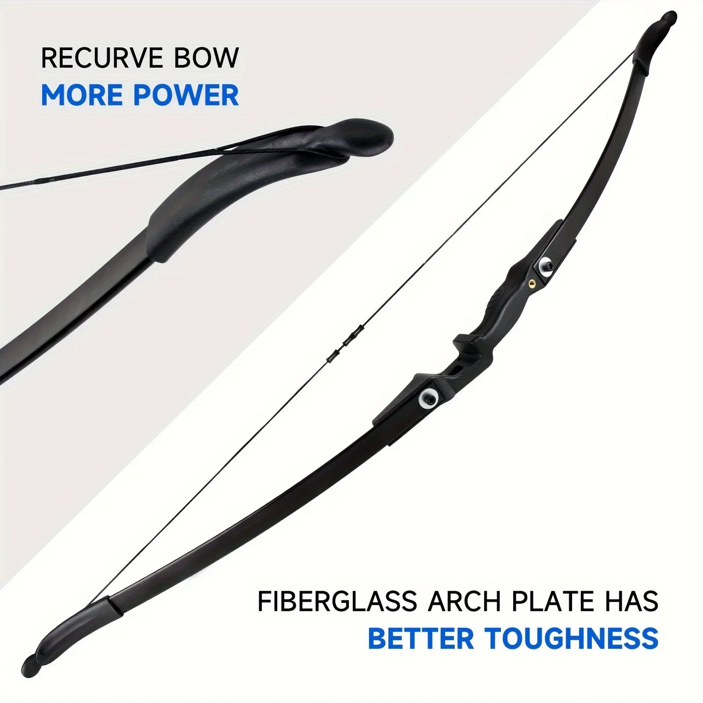 30lbs Adult Right-handed Bow Recurve Bow Archery Bow Suitable for Beginners Teenagers Outdoor Hunting Practice