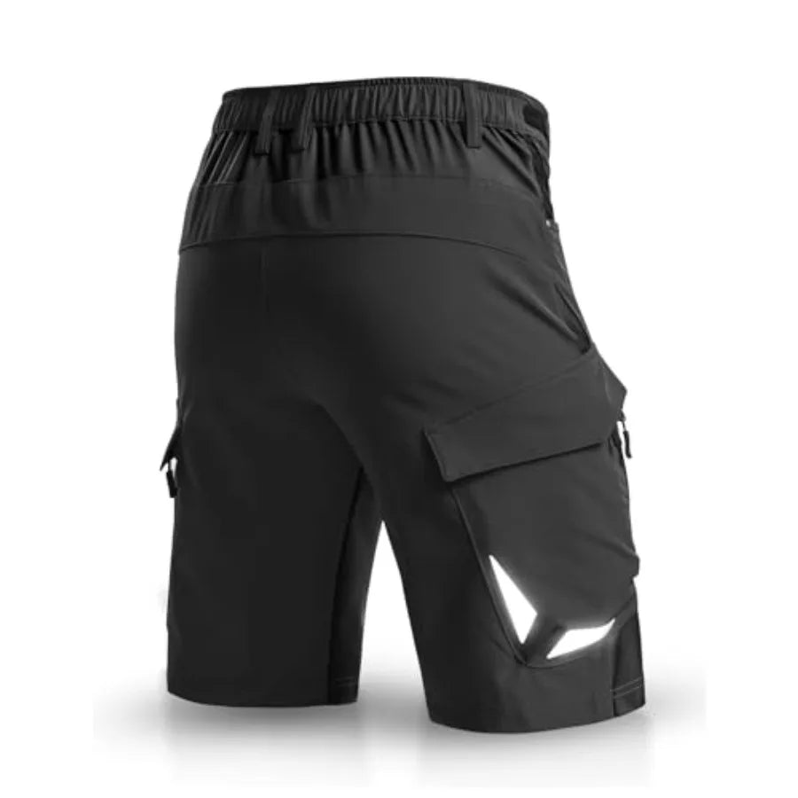 Men's Outdoor Quick Dry Lightweight Stretchy Shorts for Hiking, Tactical, Camping, Travel with 6 Pockets