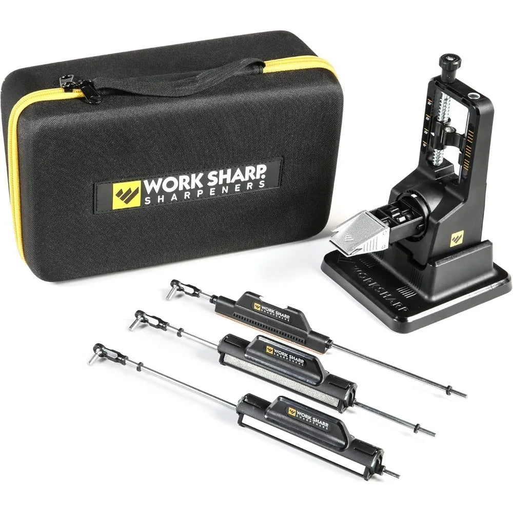Hot Sale - Precision Adjust Elite Knife Sharpener - Adjustable Knife Sharpening System - For Hunting, Serrated & Kitchen