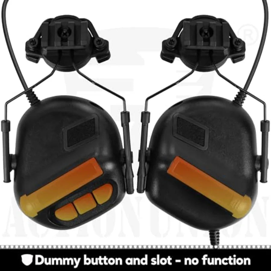 Tactical Headset for Airsoft Helmet No Noise Reduction