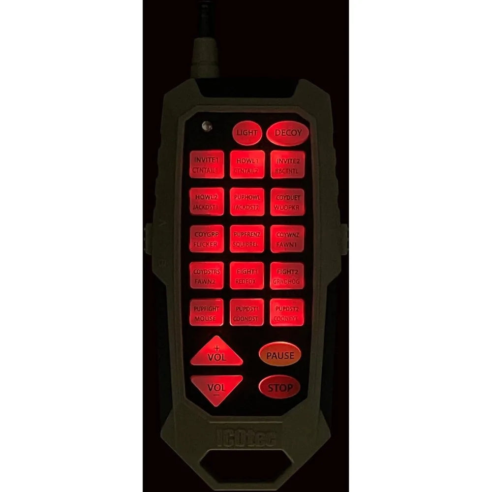 320+ Predator Decoy Combo - Perfect for Coyote, and Raccoon Hunting - 300 Yard Remote Range