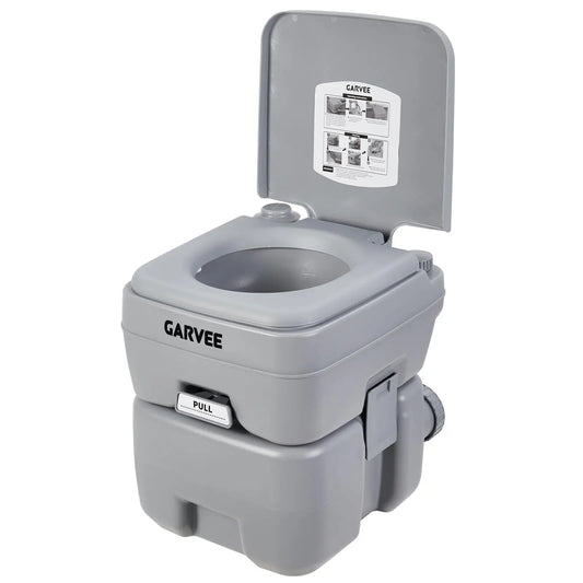 Portable Toilet For Camping 5.3 Gallon With Carry Bag, Dual Flush Detachable Waste Tank For RV Boat Truck Travel