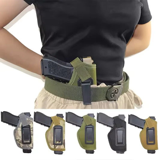 Concealed Carry Holster Nylon Left Universal Holster Air Gun Pouch Outdoor Gear for Glock 17 19 Holster Tactical Gun Case
