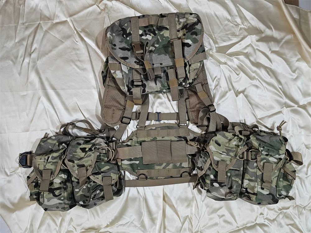 Cosplay Set Russian SMERSH M1 Tactical Vest Chest Rig AT Green/FG Set Assembled