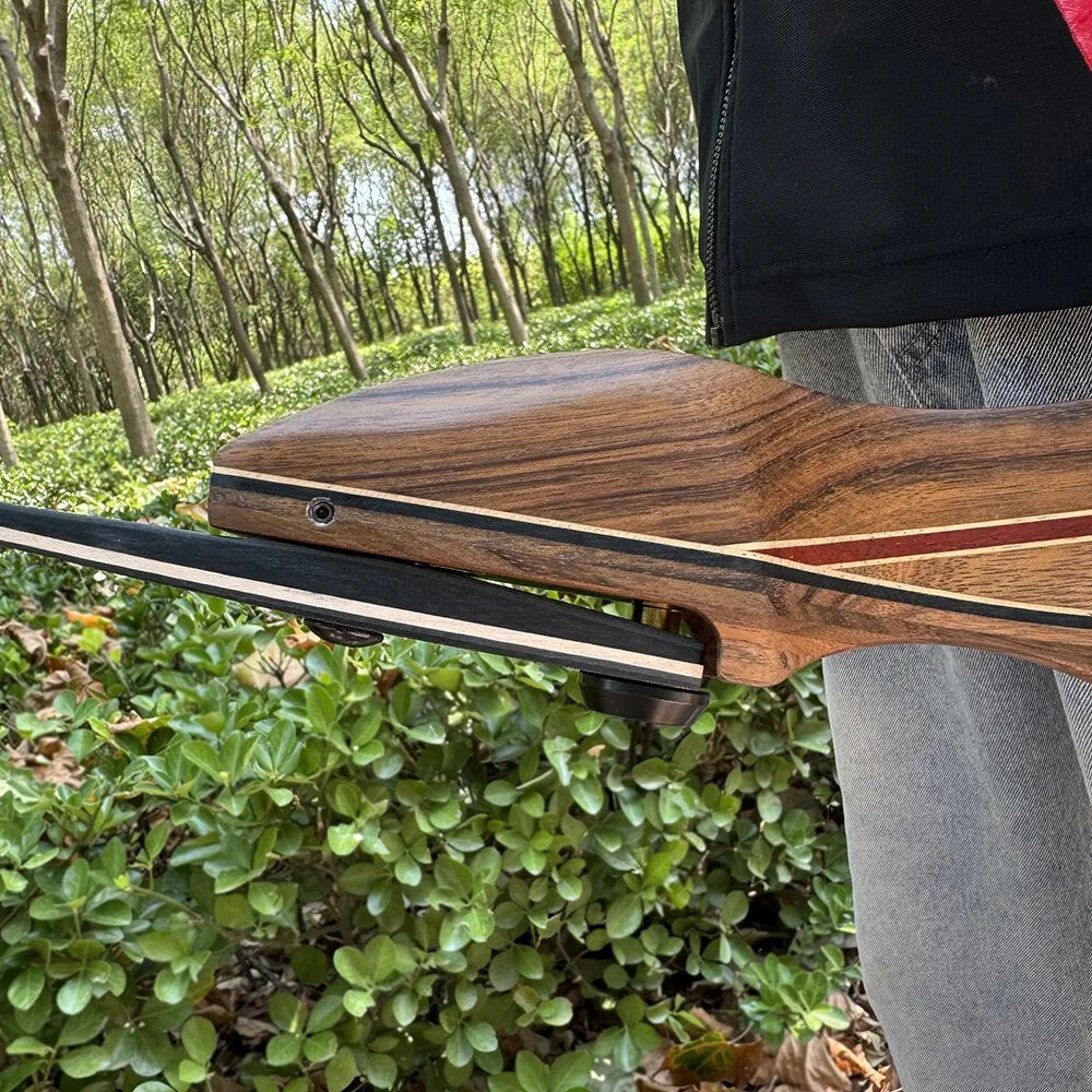 ILF Recurve Bow 60 Inch Takedown Split Bow Set 50/60lbs Right Hand Wooden Riser Archery Target Practice Hunting Equipment