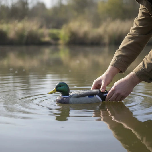 Mandarin Duck Statue Hunting Shooting Decoy Artificial Animal Sculptures Home Garden Lawn Ornaments Pool Pond Decors ﻿