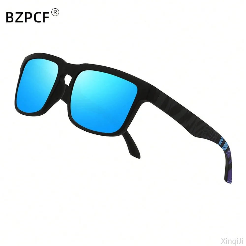 Polarized Sports Sunglasses Square Frame UV400 Driving Fishing Outdoor Men Women Vintage