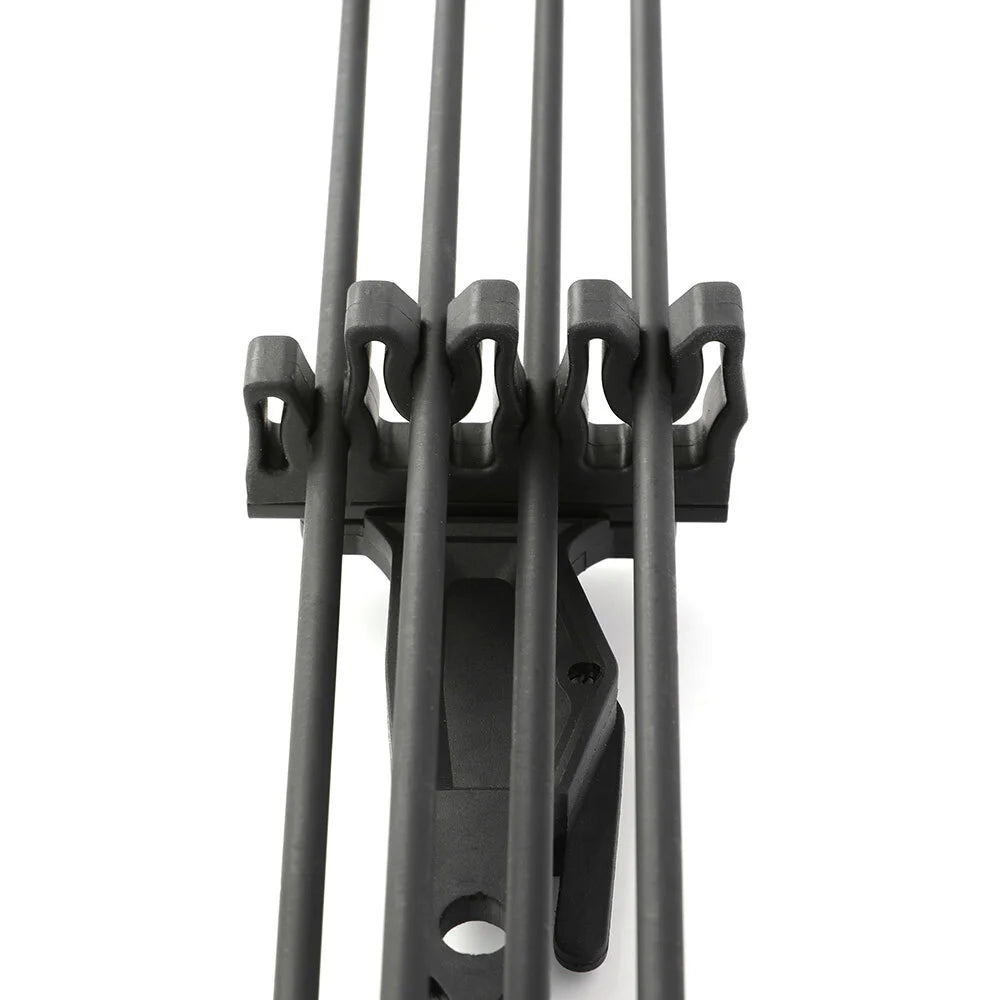 Arrow Quiver 4-Arrow Quick Release Holder Reinforced Nylon with EVA Foam Pad Portable Adjustable Removable Hip Quiver for Compound Bow Hunting Shooting Target Practice Outdoor Durable Archery Accessories
